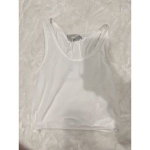 White crop top